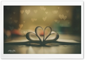 Book of Love Retro Ultra HD Wallpaper for 4K UHD Widescreen desktop, tablet & smartphone