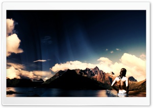 Born Of The Sea Blue Ultra HD Wallpaper for 4K UHD Widescreen desktop, tablet & smartphone