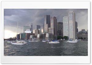 Boston Harbor Ultra HD Wallpaper for 4K UHD Widescreen desktop, tablet & smartphone