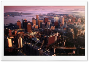 Boston Panorama Ultra HD Wallpaper for 4K UHD Widescreen desktop, tablet & smartphone
