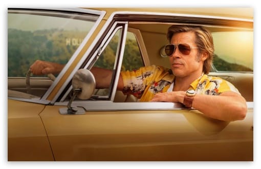 Brad Pitt in Once Upon a Time in Hollywood UltraHD Wallpaper for UHD 16:9 ; HD 16:9 ; UltraWide 21:9 24:10 ; Widescreen 16:10 ; Tablet 1:1 ;