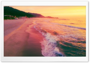 Brazilian Beach Sunrise Ultra HD Wallpaper for 4K UHD Widescreen desktop, tablet & smartphone