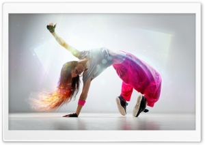 Breakdance Girl Ultra HD Wallpaper for 4K UHD Widescreen desktop, tablet & smartphone