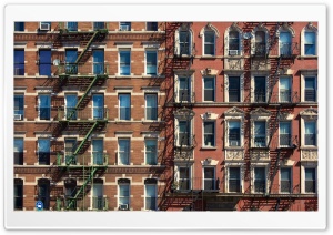 Bricks and Fire Escapes Ultra HD Wallpaper for 4K UHD Widescreen desktop, tablet & smartphone