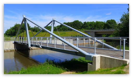 Bridge - Erft-Rhein-Erftkreis UltraHD Wallpaper for UHD 16:9 ; HD 16:9 ;