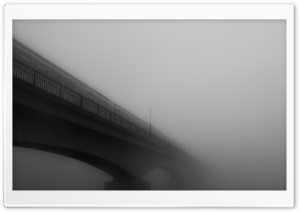Bridge In Fog Ultra HD Wallpaper for 4K UHD Widescreen desktop, tablet & smartphone