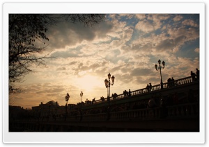 Bridge In The Sunset Ultra HD Wallpaper for 4K UHD Widescreen desktop, tablet & smartphone