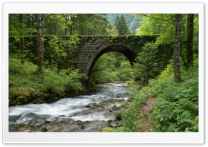 Bridge, Kamnik Bistrica River, Slovenia Ultra HD Wallpaper for 4K UHD Widescreen desktop, tablet & smartphone
