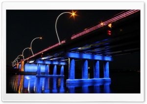 Bridge Over Venta River Ultra HD Wallpaper for 4K UHD Widescreen desktop, tablet & smartphone
