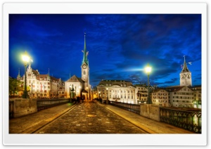 Bridges In Zurich Ultra HD Wallpaper for 4K UHD Widescreen desktop, tablet & smartphone