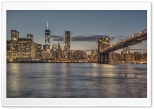 Bright Lights New York City Ultra HD Wallpaper for 4K UHD Widescreen desktop, tablet & smartphone