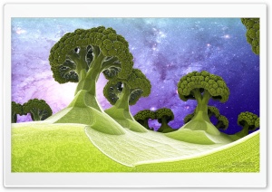 Broccoli Planet 3D Ultra HD Wallpaper for 4K UHD Widescreen desktop, tablet & smartphone