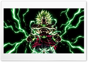 Broly Stripes Of Power 4K UHD Wallpaper for Widescreen and UltraWide Desktop, UltraHD TV, Smartphone, Tablet
