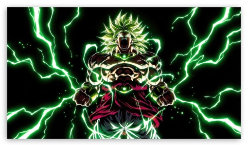 Broly Stripes Of Power UltraHD Wallpaper for UHD 16:9 ; HD 16:9 ;