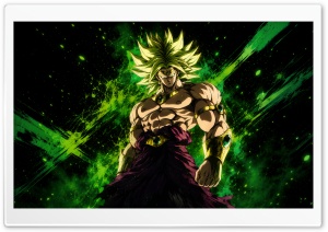 Broly The Legendary Super Saiyan 4K UHD Wallpaper for Widescreen and UltraWide Desktop, UltraHD TV, Smartphone, Tablet