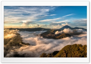 Bromo-Tengger-Semeru National Park Java Indonesia Ultra HD Wallpaper for 4K UHD Widescreen desktop, tablet & smartphone