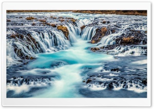 Bruarfoss Waterfall, Iceland Ultra HD Wallpaper for 4K UHD Widescreen desktop, tablet & smartphone
