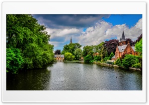 Brugge, Park, Architecture, Belgium, City, Chan Ultra HD Wallpaper for 4K UHD Widescreen Desktop, Lockscreen, Screensaver, TV, Tablet, Smartphone