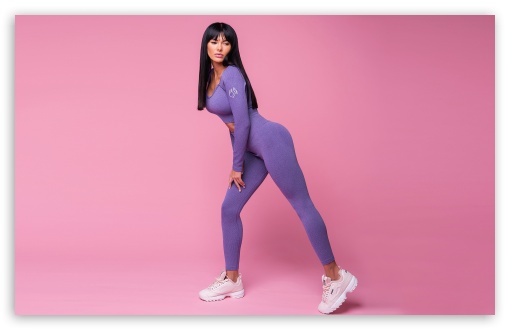 Brunette, Girl, Sportswear, Purple, Pink, Gymwear, Feminine, Woman UltraHD Wallpaper for HD 16:9 ; UltraWide 21:9 24:10 32:9 32:10 ; Widescreen 16:10 5:3 ; Fullscreen 4:3 5:4 3:2 ; Tablet 1:1 ; Mobile 9:16 9:19.5 9:20 10:16 2:3 3:5 3:4 ; Dual 16:10 5:3 16:9 4:3 5:4 3:2 ;