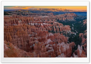 Bryce Canyon Scenic View 4K UHD Wallpaper for Widescreen and UltraWide Desktop, UltraHD TV, Smartphone, Tablet