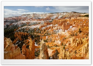 Bryce Canyon, Winter Ultra HD Wallpaper for 4K UHD Widescreen desktop, tablet & smartphone