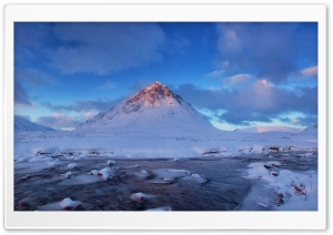 Buachaille Etive Mor Mountain, Winter Ultra HD Wallpaper for 4K UHD Widescreen desktop, tablet & smartphone