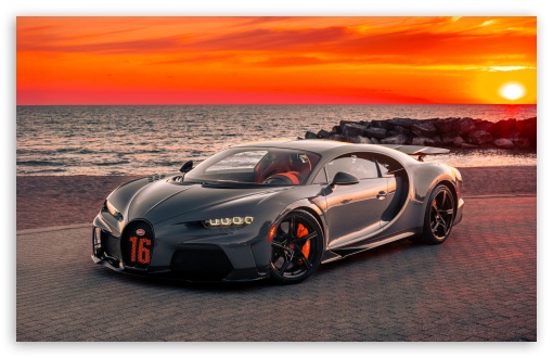 Bugatti Chiron V16, Sports Car, Sunset, Beach, Luxury UltraHD Wallpaper for UHD 16:9 ; HD 16:9 ; UltraWide 21:9 24:10 32:9 32:10 ; Widescreen 16:10 5:3 ; Fullscreen 4:3 5:4 3:2 ; Dual 16:10 5:3 16:9 4:3 5:4 3:2 ; Triple 4:3 5:4 ;