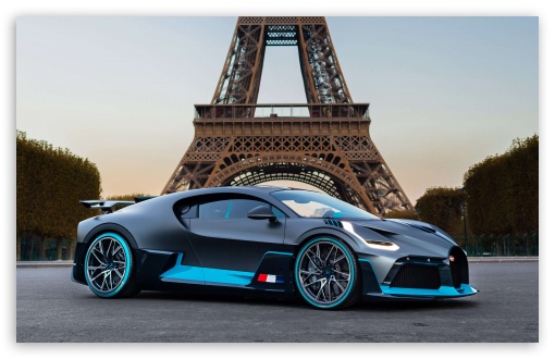 Bugatti Divo in front of Eiffle Tower UltraHD Wallpaper for UHD 16:9 ; HD 16:9 ; UltraWide 21:9 24:10 32:9 32:10 ; Widescreen 16:10 5:3 ; Fullscreen 4:3 5:4 3:2 ; Dual 16:10 5:3 16:9 4:3 5:4 3:2 ;