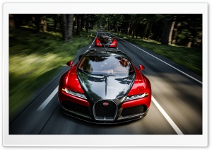 Bugatti FKP Hommage Cruising on the Road 4K UHD Wallpaper for Widescreen and UltraWide Desktop, UltraHD TV, Smartphone, Tablet