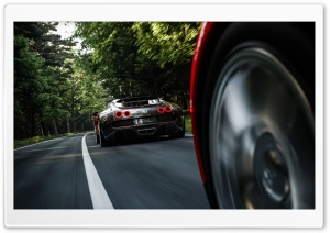 Bugatti FKP Hommage Sports Cars Driving on the Road 4K UHD Wallpaper for Widescreen and UltraWide Desktop, UltraHD TV, Smartphone, Tablet