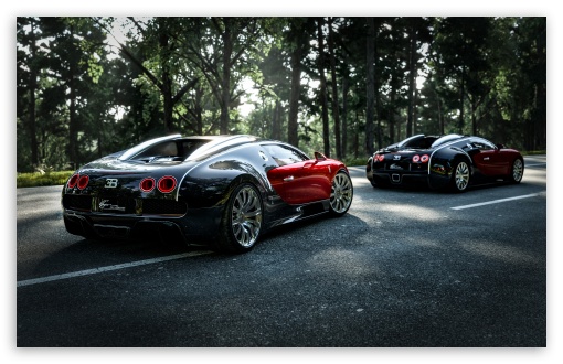 Bugatti FKP Hommage Sports Cars on the Road Rear View UltraHD Wallpaper for UHD 16:9 ; HD 16:9 ; UltraWide 21:9 24:10 32:9 32:10 ; Widescreen 16:10 5:3 ; Fullscreen 4:3 5:4 3:2 ; Tablet 1:1 ; Dual 16:10 5:3 16:9 4:3 5:4 3:2 ;