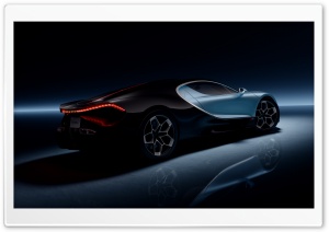 Bugatti Tourbillon Hybrid Sports Car Side View 4K UHD Wallpaper for Widescreen and UltraWide Desktop, UltraHD TV, Smartphone, Tablet