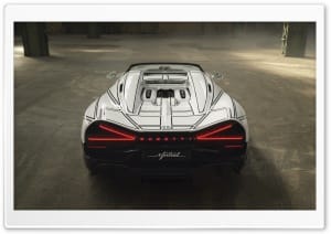 Bugatti W16 Mistral Exclusive Rear Design 4K UHD Wallpaper for Widescreen and UltraWide Desktop, UltraHD TV, Smartphone, Tablet