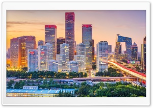 Buildings, Lights, Architecture, Skyscrapers, Cityscape 4K UHD Wallpaper for Widescreen and UltraWide Desktop, UltraHD TV, Smartphone, Tablet