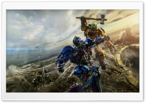 Bumblebee vs Optimus Prime Transformers The Last Knight Ultra HD Wallpaper for 4K UHD Widescreen desktop, tablet & smartphone