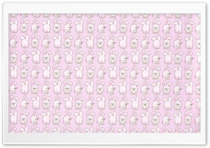 Bunny Pattern Ultra HD Wallpaper for 4K UHD Widescreen desktop, tablet & smartphone