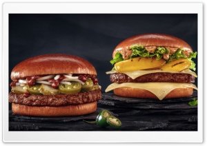 Burgers Ultra HD Wallpaper for 4K UHD Widescreen desktop, tablet & smartphone