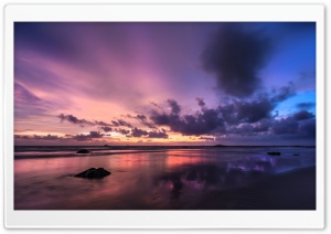 Burma Myanmar Bay Of Bengal Sunset Ultra HD Wallpaper for 4K UHD Widescreen desktop, tablet & smartphone