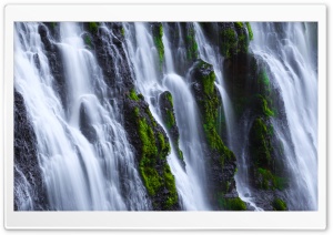 Burney Falls Waterfall 4K UHD Wallpaper for Widescreen and UltraWide Desktop, UltraHD TV, Smartphone, Tablet