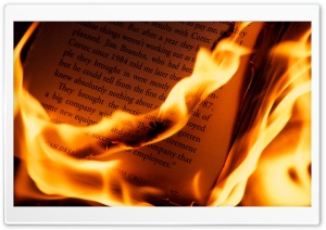 Burning Book Ultra HD Wallpaper for 4K UHD Widescreen desktop, tablet & smartphone