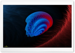 Burning Fractal Ultra HD Wallpaper for 4K UHD Widescreen desktop, tablet & smartphone