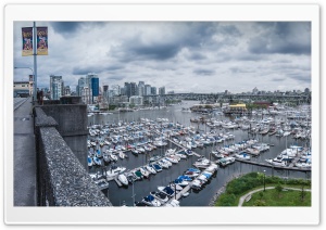 Burrard Bridge Panorama Ultra HD Wallpaper for 4K UHD Widescreen desktop, tablet & smartphone