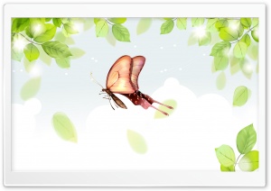Butterflies Illustration 2 Ultra HD Wallpaper for 4K UHD Widescreen desktop, tablet & smartphone