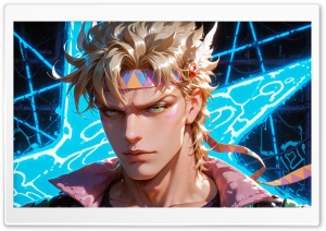 Caesar Anthonio Zeppeli - JoJos Bizarre 4K UHD Wallpaper for Widescreen and UltraWide Desktop, UltraHD TV, Smartphone, Tablet