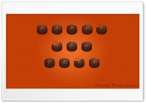 Cake New Year Ultra HD Wallpaper for 4K UHD Widescreen desktop, tablet & smartphone