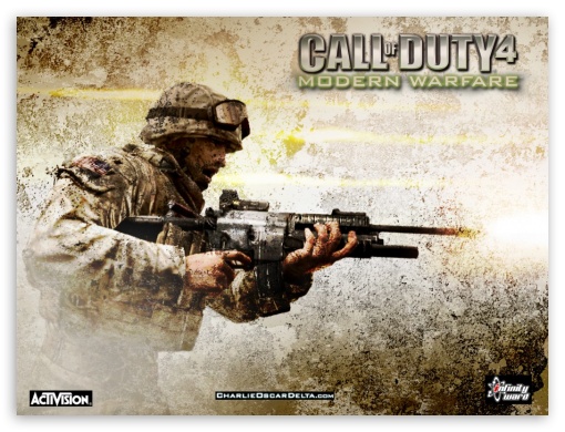Call Of Duty 4 Modern Warfare UltraHD Wallpaper for Standard 4:3 Fullscreen UXGA XGA SVGA ; iPad 1/2/Mini ; Mobile 4:3 - UXGA XGA SVGA ;