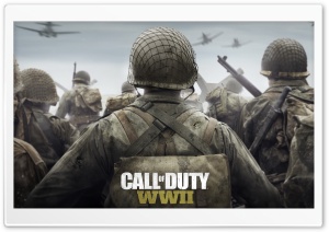 Call of Duty WWII 2017 Game Ultra HD Wallpaper for 4K UHD Widescreen desktop, tablet & smartphone