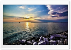 Calm Sea HDR Ultra HD Wallpaper for 4K UHD Widescreen desktop, tablet & smartphone