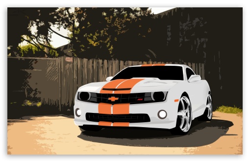 Camaro ss Vectr UltraHD Wallpaper for Widescreen 16:10 ;