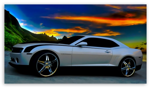 Camaro Sunset UltraHD Wallpaper for UHD 16:9 ; HD 16:9 ;